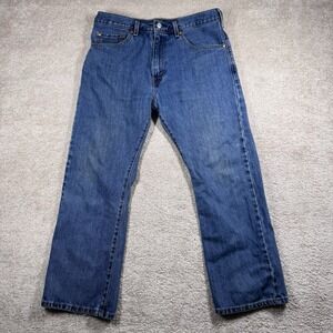 LEVI'S 517 - Men's Bootcut Denim Blue Jeans - Size 36 X 29